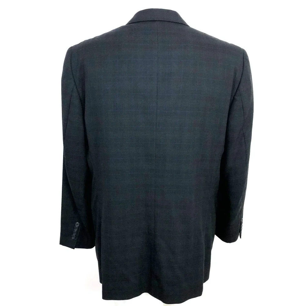 Jack Victor Montreal MINT 42R 100% Wool Three Button Suit Sport Coat Jacket